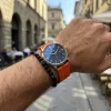 MYBANDZ Sportos szilikon óraszíj - narancs/ 22mm