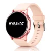 MYBANDZ Szilikon óraszíj fém csattal /púder/ / 20mm