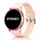 MYBANDZ Szilikon óraszíj fém csattal /púder/ / 20mm