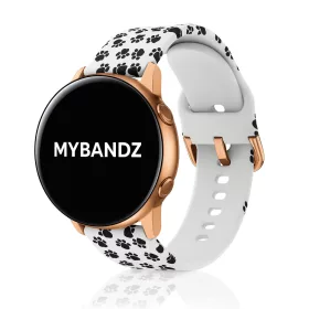   MYBANDZ Szilikon óraszíj rosegold csattal (tappancsos)/ 20mm