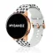 MYBANDZ Szilikon óraszíj rosegold csattal (tappancsos)/ 20mm