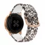 MYBANDZ Szilikon óraszíj rosegold csattal /párducmintás/ / 20mm