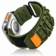 Apple Watch Military tépőzáras szövet óraszíj /khaki/ 44/45/46/49 mm