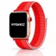 Apple Watch rugalmas szövet óraszíj /piros-fehér/ 40/41 és 42mm