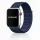 Apple Watch rugalmas szövet óraszíj /kékesfekete/ 40/41 és 42mm