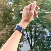 Apple Watch rugalmas szövet óraszíj /kékesfekete/ 44/45/46/49 mm