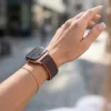 Apple Watch rugalmas szövet óraszíj /szürke-narancs/ 40/41 és 42mm