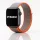 Apple Watch rugalmas szövet óraszíj /szürke-narancs/ 44/45/46/49 mm