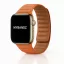 Apple Watch két részes mágneses bőróraszíj /narancs/ 40/41 és 42mm