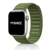Apple Watch két részes mágneses szövet pánt /zöld/ 40/41/42 mm
