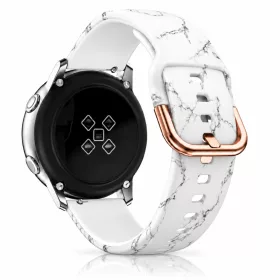   MYBANDZ Mintás szilikon óraszíj fém csattal /márvány/ 22mm