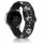 MYBANDZ Mintás szilikon óraszíj fém csattal /blackflower/ 22mm