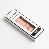 MYBANDZ Szilikon óraszíj fém csattal /púder/ 22mm