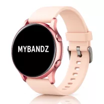 MYBANDZ Szilikon óraszíj fém csattal /púder/ 22mm