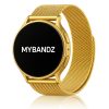MYBANDZ Milánói mágneses fém óraszíj / arany/ 20mm