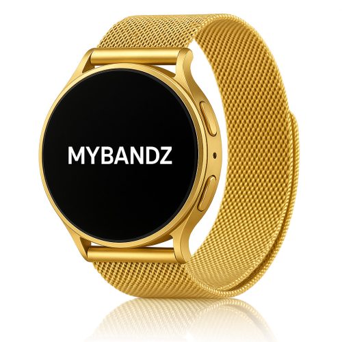 MYBANDZ Milánói mágneses fém óraszíj / arany/ 20mm