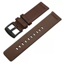 MYBANDZ Olasz prémium bőróraszíj / barna / 22mm