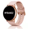 MYBANDZ Szilikon óraszíj fém csattal /pink// 20mm