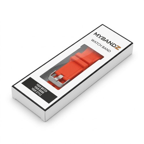 MYBANDZ Szilikon óraszíj /narancs/ 22mm