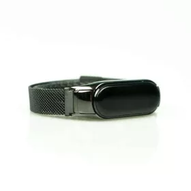   MYBANDZ Mi Band 5/6 - Milánói mágneses fém óraszíj - fekete