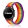 MYBANDZ Tépőzáras rugalmas szövet óraszíj - élénk szivárvány/ 22mm