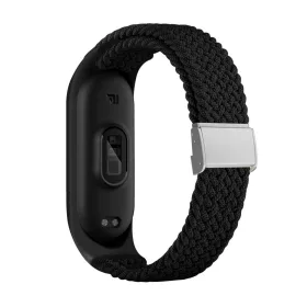   MYBANDZ Mi Band 3/4/5/6/7 - Állítható fonott óraszíj-fekete