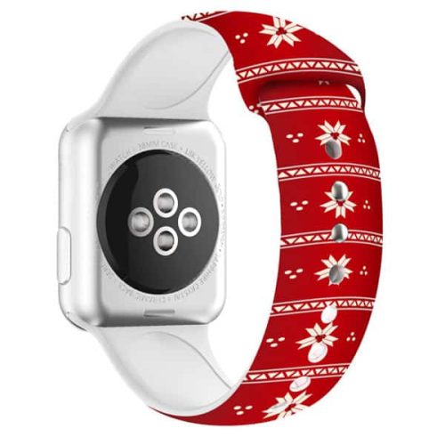 Apple Watch szilikon óraszíj /karácsonyi/ 42/44/45/49 mm