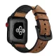 Apple Watch kívül bőr belül szilikon óraszíj /barna/ 44/45/46/49 mm