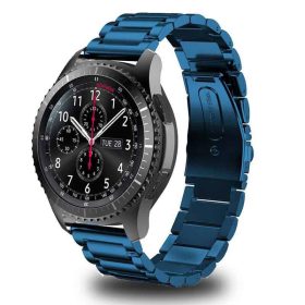 MYBANDZ Klasszikus fém óraszíj /sötétkék/ 22mm