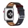 Apple Watch rally bőróraszíj /kék-piros/ 44/45/46/49 mm