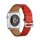 Apple Watch bőróraszíj /piros/ 42/44/45/49 mm
