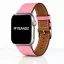 Apple Watch bőróraszíj /rózsaszín 44/45/46/49 mm
