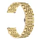 MYBANDZ Jubilee láncszemes fém óraszíj - arany/ 20mm