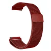 MYBANDZ Milánói fém óraszíj / piros / 22mm