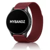 MYBANDZ Milánói fém óraszíj / piros / 22mm
