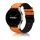 MYBANDZ Ívelt belül szilikon kívül bőr óraszíj Samsung Galaxy Watch 4-5-6-7 - /mustár sárga/ 20mm