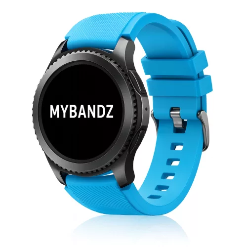 MYBANDZ Szilikon óraszíj /világos kék// 22mm