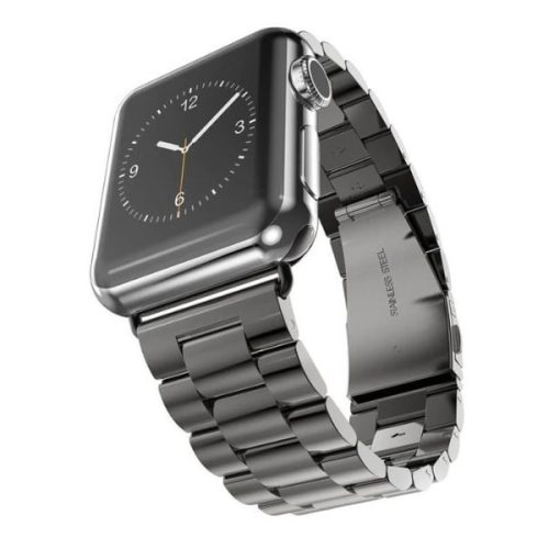 Apple Watch klasszikus fém óraszíj /fekete/ 38/40/41 mm