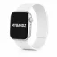 Apple Watch Litchi mágneses szilikon óraszíj /fehér/ 40/41 és 42mm
