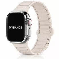   Apple Watch Loop mágneses szilikon óraszíj /bézs/ 40/41 és 42mm