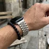 Apple Watch Jubilee láncszemes fém óraszíj /ezüst/ 44/45/46/49 mm
