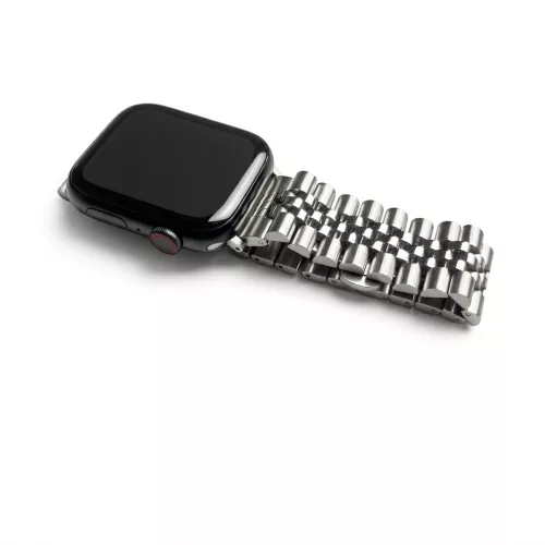 Apple Watch Jubilee láncszemes fém óraszíj /ezüst/ 44/45/46/49 mm