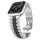Apple Watch "Jubilee" láncszemes fém óraszíj /ezüst-fekete/ 42/44/45/49 mm