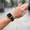Apple Watch Jubilee láncszemes fém óraszíj /fekete/ 40/41 és 42mm