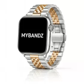   Apple Watch "Jubilee" láncszemes fém óraszíj /ezüst-rosegold/ 40/41 és 42mm