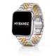 Apple Watch Jubilee láncszemes fém óraszíj /ezüst-rosegold/ 40/41 és 42mm