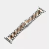 Apple Watch "Jubilee" láncszemes fém óraszíj /ezüst-rosegold/ 40/41 és 42mm