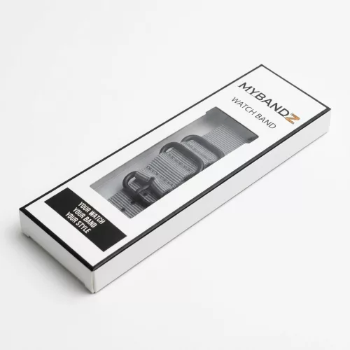 MYBANDZ Szövet óraszíj /szürke/ 22mm