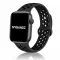 Apple Watch lélegző szilikon óraszíj /fekete/ 40/41 és 42mm