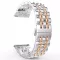 MYBANDZ Pearlmaster láncszemes fém óraszíj - ezüst-rosegold/ 20mm